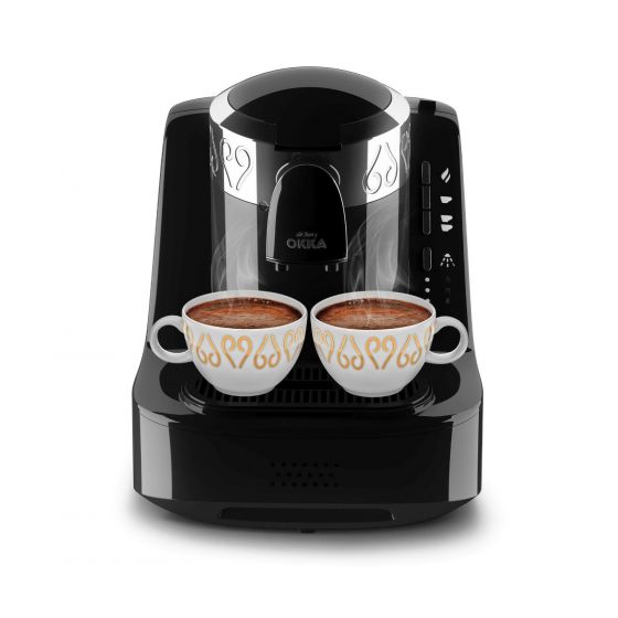Arzum Okka Turkish Coffee Machine, 710 Watt, Black/Silver- OK001