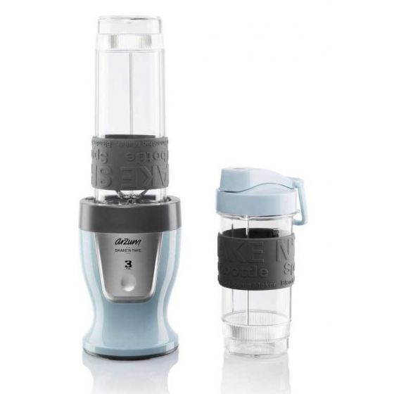 Arzum Shake'N Take Personal Blender, 300 Watt, Blue - AR1032-BL