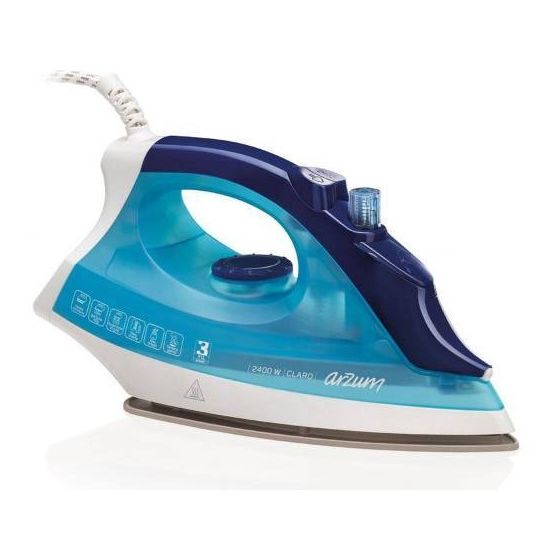 مكواة بخار ارزوم، 2400 وات، ازرق - AR688