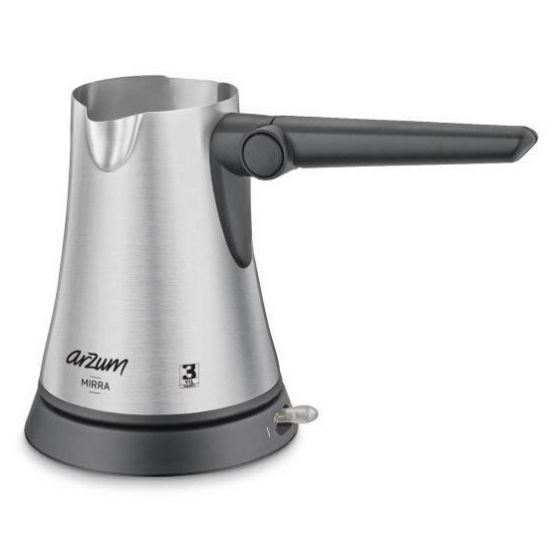 Arzum Turkish Coffee Maker, 850 Watt, Silver - AR3034