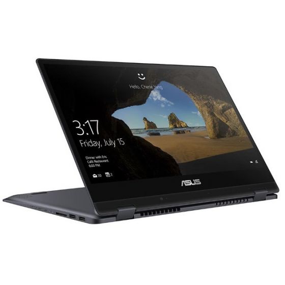 ASUS VivoBook Flip 14-TP412FA Laptop, Intel Core i5-8265U, 14-inch Touchscreen, 256GB SSD, 8GB RAM, Intel UHD Graphics 620, Windows 10 - Black