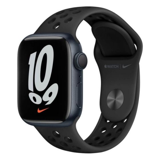 Apple Watch Nike Series 7, 41mm, Midnight Aluminium - MKN43 With Anthracite Black Nike Sport Band