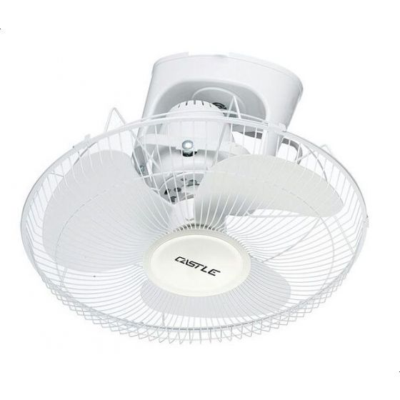 Castle Ceiling Fan, 16 Inch, White - FAC2016