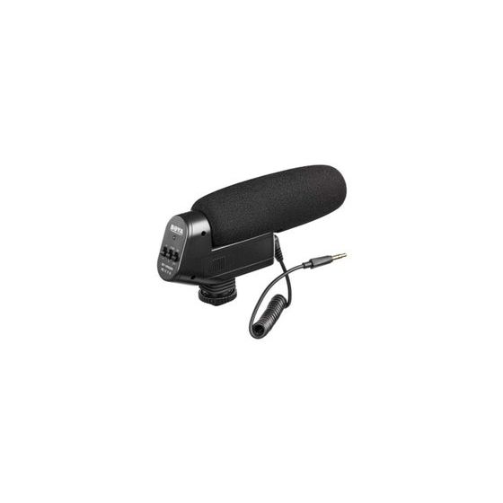 Boya Shotgun Wired Microphone for Digital Cameras, Black - BY-VM600