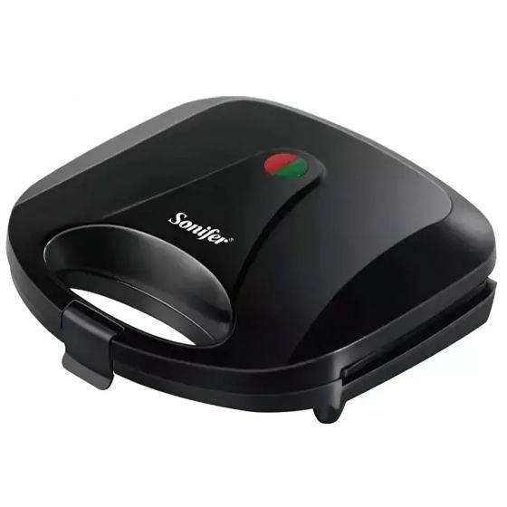 Sonifer Waffle Maker, 4 Plates, Black - SF-6134
