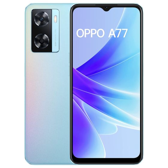 اوبو A77 بشريحتين، 64 جيجا، رام 4 جيجا، شبكة 4G LTE - ازرق