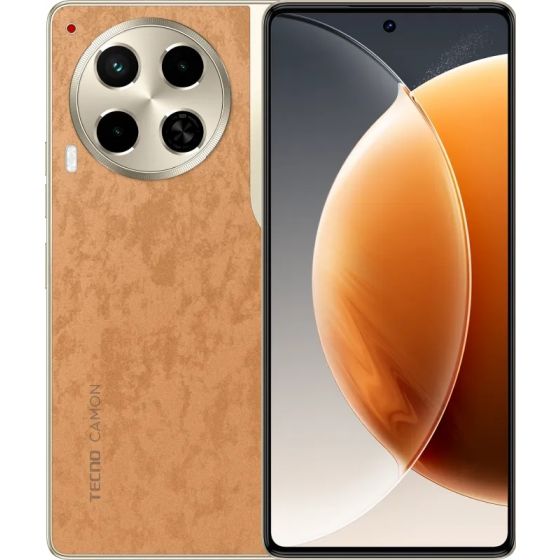Tecno Camon 30, 256GB, 8GB, 4G LTE, Dual SIM, Sand Brown - Middle East Version