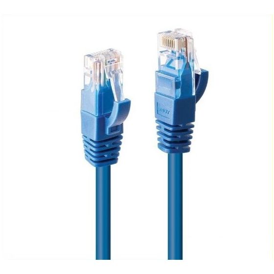 Wedgy Network CAT5 Cable, 3 Meters - Blue