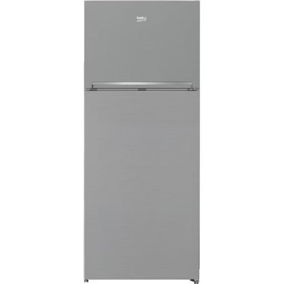 ثلاجة بيكو نوفروست، بفريزر علوي، 367 لتر، فضي - RDNE430K02DX