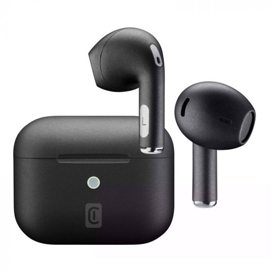 Cellularline Crystal Earbuds with ENC  - Black