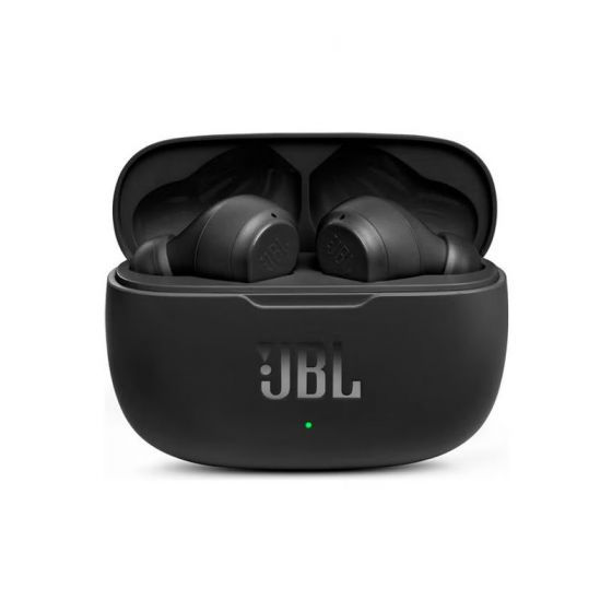 JBL Wave 200 Earbuds, Deep Bass Sound, Black - JBLW200TWSBLK