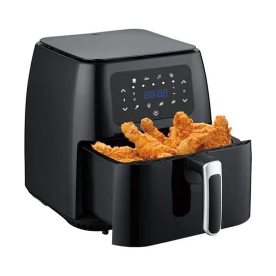 Sinbo Digital Air Fryer, 8 Liter, 1500 Watt, Black - SCO-5057