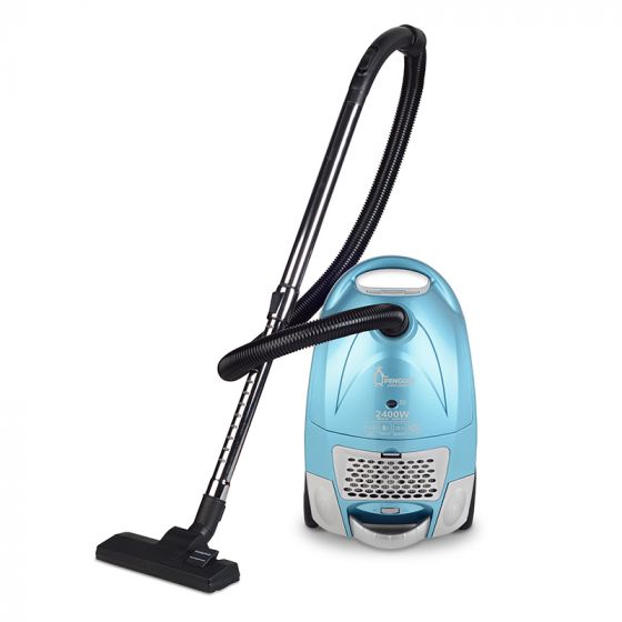 Penguin Canister Vacuum Cleaner, 2400 Watt, Baby Blue, BV-2400