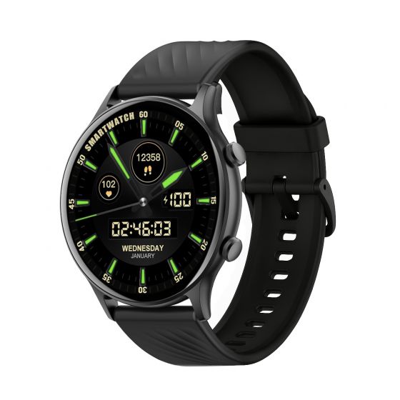 PEJE Smart Watch, 1.39 Inch - Black with Extra Strap