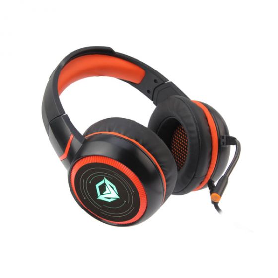 سماعة راس للالعاب ميشن بميكروفون، اضاءة خلفية، صوت ستيريو  HIFI 7.1، اسود - HP030
