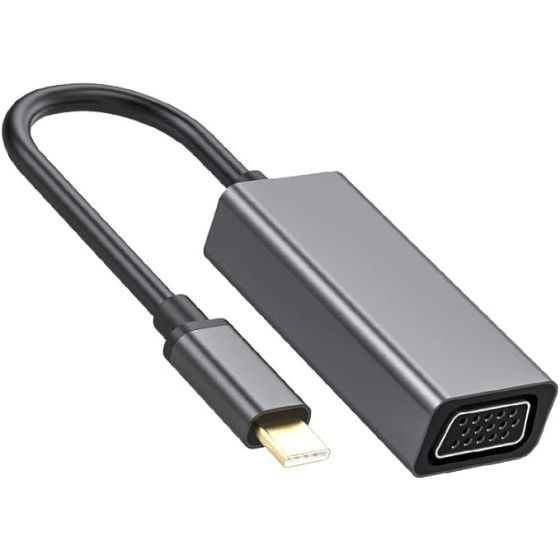 USB-C to VGA Adapter - Grey