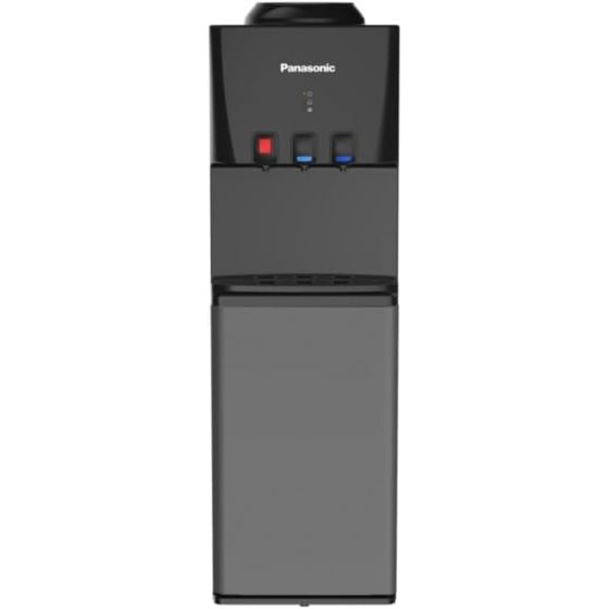 Panasonic Hot, Cold and Normal Water Dispenser, 3 Taps, with Refrigerator, Black - SDM-WD3320TF