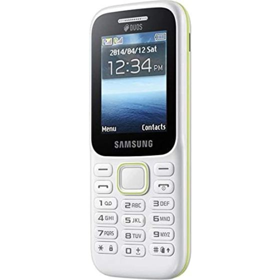 سامسونج B310E بشريحتين، 512 ميجا، رام، شبكة 2G GSM - ابيض بدون ضمان