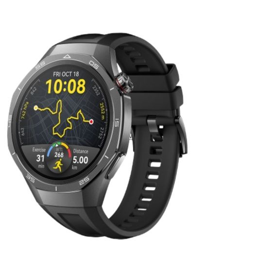Huawei GT 5 Pro Smart Watch, 46mm, Black - VILI-B29F with 1 Year Warranty