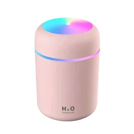 H2O Electric USB Air Humidifier, 252ml - Pink