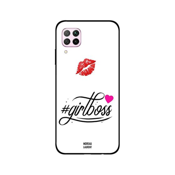 جراب ظهر مورو لورنت بطبعة عبارة Girl Boss لهواوي نوفا 7i