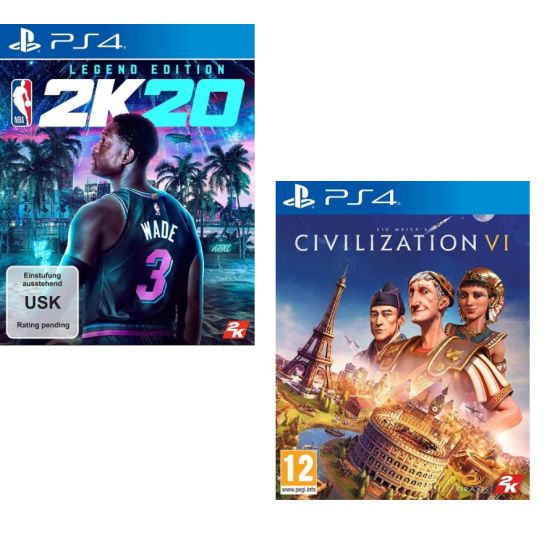 سيفيليزيشن 6، مع ان بي ايه 2K20 ليجند ايديشن لبلايستيشن 4