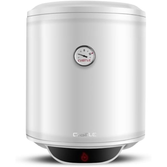 Castle Electric Water Heater, 60 Liters, White - WH1060