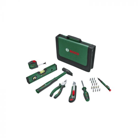 Bosch Hand Tool Set, 25 Piece - Black and Green