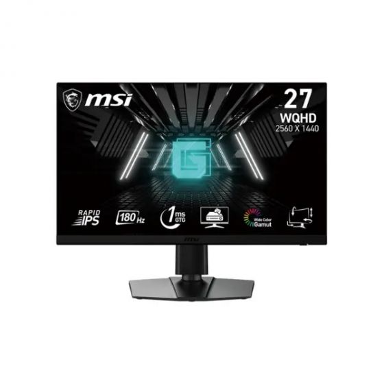 ام اس اي E2 شاشة 27 بوصة WQHD IPS للألعاب، معدل تحديث 180 هرتز، أسود - G272QPF