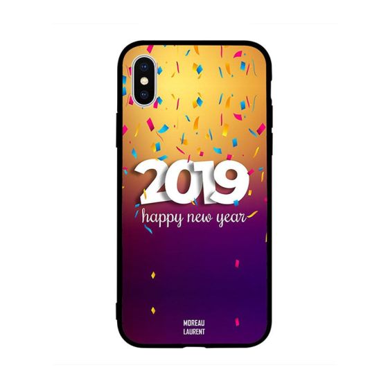 جراب ظهر مطبوع لابل ايفون XS ماكس