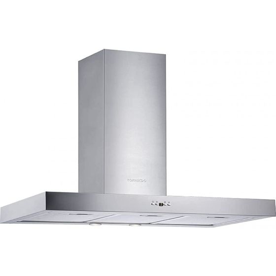 Tornado Cooker Hood with Touch Control Panel, 60 cm, Stainless, Silver - HO60DS-1