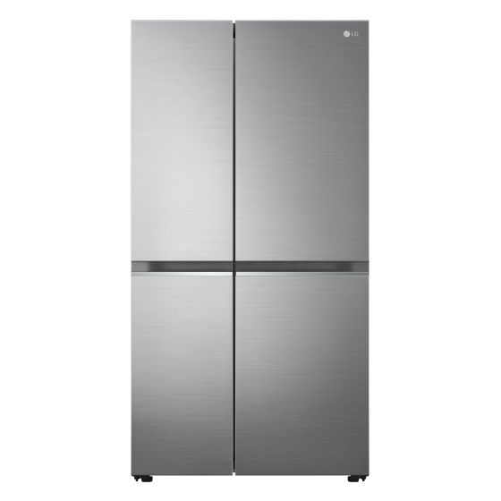LG No Frost Refrigerator with Inverter Motor, 655 Liters, Silver - GC-B257SLWL