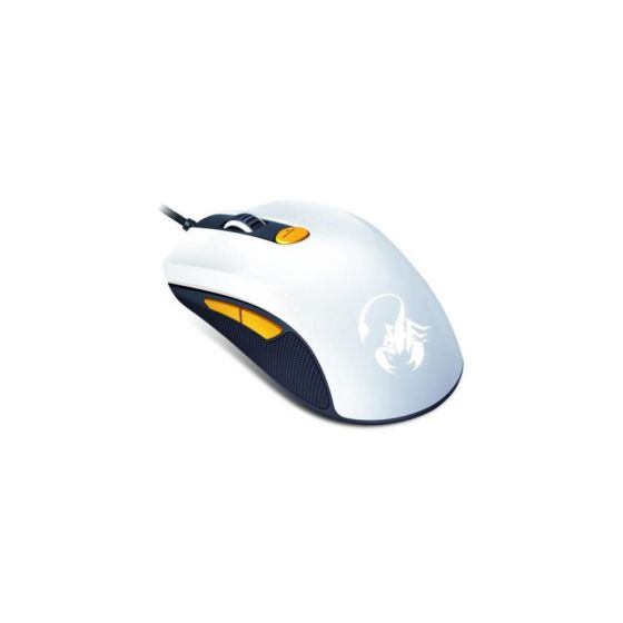 ماوس سلكي جينيس سكوربيون، 8200 نقطة لكل بوصة، ابيض - M8-610