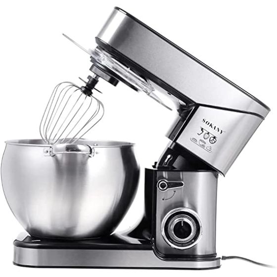 Sokany Stand Mixer, 2000Watt, Silver- SC-623