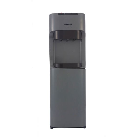 Fresh Water Dispenser, 3 Taps, Grey - FW16VCDH - with Cup Holder