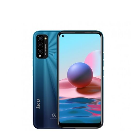 اي كي يو X4 بشريحتين، 64 جيجا، 4 جيجا رام، شبكة 4G LTE - ازرق