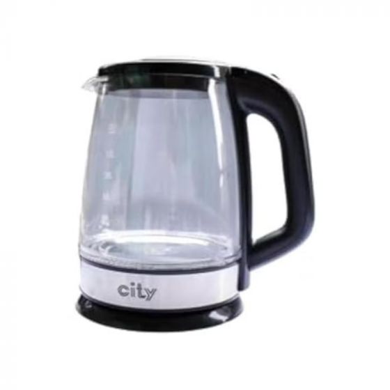 City Electric Kettle, 2.2.Liter, 1500 Watt, Clear - HMA-1010