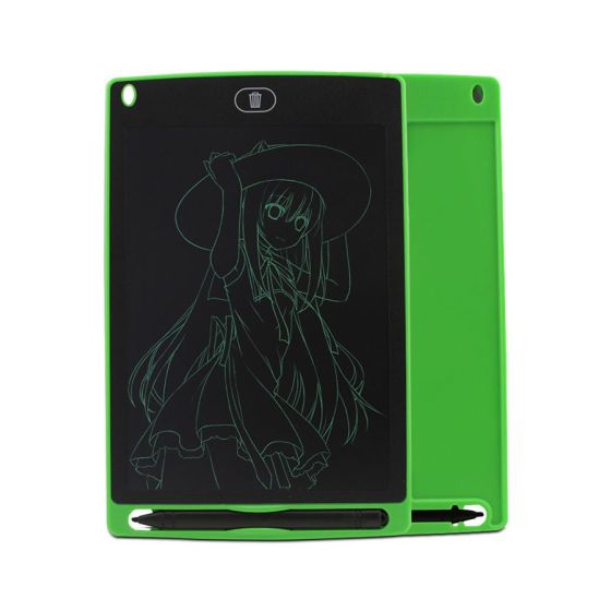 Writing Tablet, 8.5 Inch LCD - Green