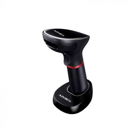 قارئ باركود لاسلكي ادفيجن، اسود -  AD-2200-W