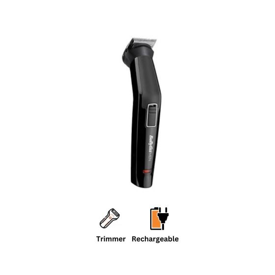 Babyliss Rechargeable Body Trimmer for Men, Black - MT725E 