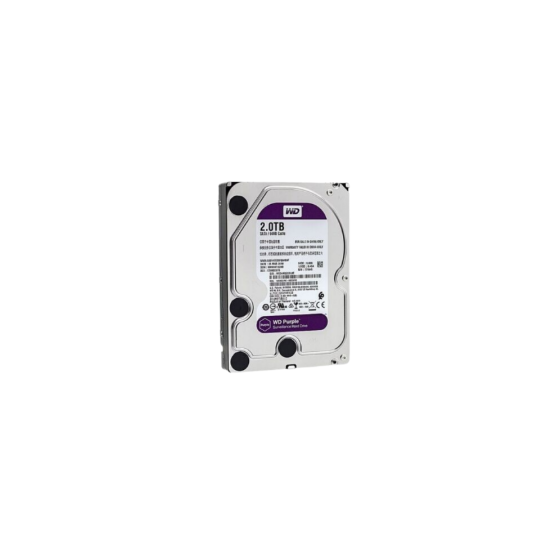 WD Internal Hard Disk Drive HDD, 3.5 Inch, 2TB - Silver and Purple