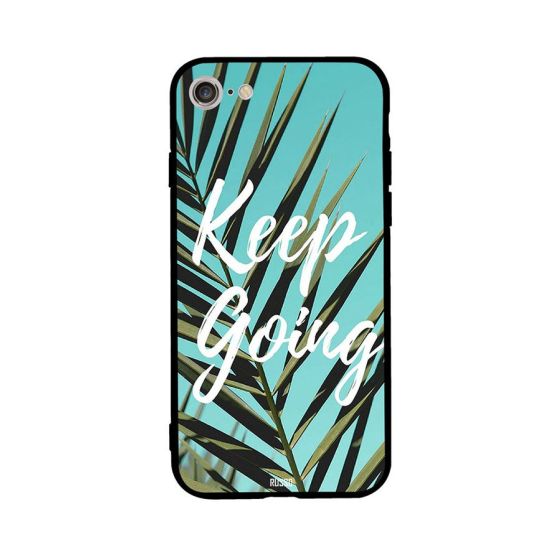 Keep Going Plant Background Printed Back Cover for Apple iPhone 7