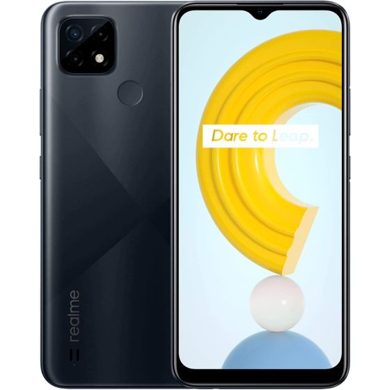 Realme Realme C21Y, 64GB, 4GB RAM, Dual SIM, 4G LTE - Black