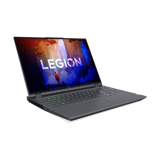 Lenovo Legion 5 Pro 16ARH7H Laptop, AMD Ryzen 7 6800H, 16 Inch, 1TB SSD, 16GB RAM, NVIDIA GeForce RTX 3060 6GB GDDR6 Graphics, Dos- Storm Grey