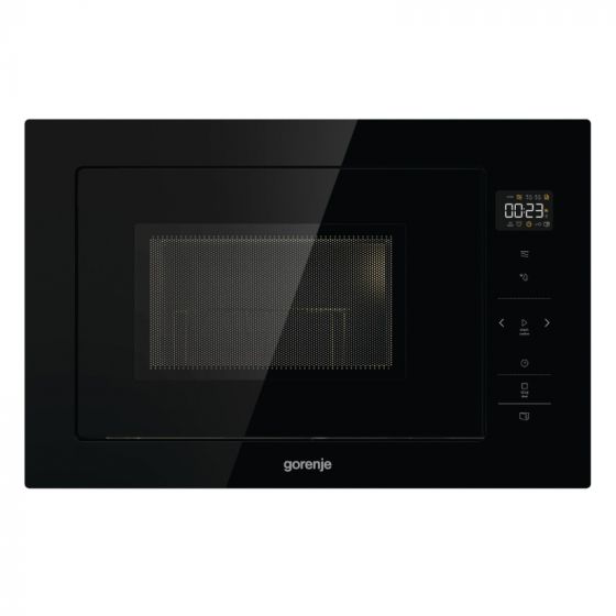 Gorenje Built-in Microwave Oven with Grill, 25 Liters, Black - BM251SG2BG