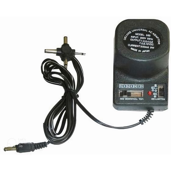 Universal AC-DC Power Adapter, Black