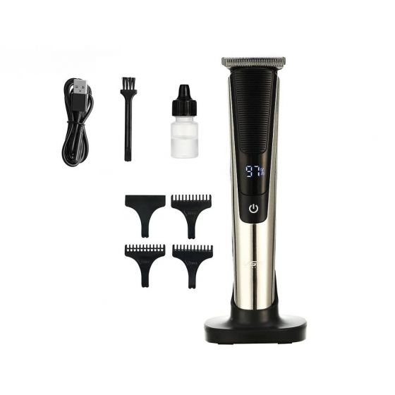 VGR Rechargeable Hair Trimmer, Dry, Silver - V-178