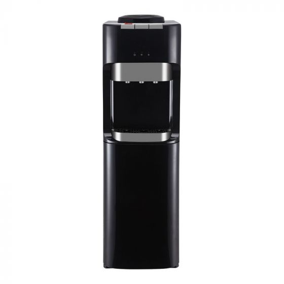Fresh Hot, Warm and Cold Water Dispenser With Cabinet, 3 Taps, Black - FW-16VCB