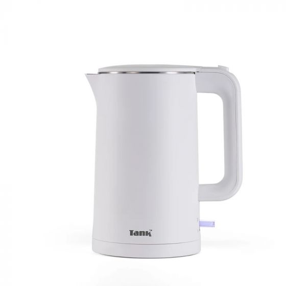 Tank Safe Touch Electric Kettle, 1.5 Liters, 1500 Watt, White - GS-EK2417