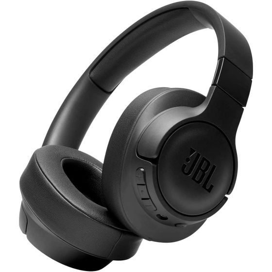 JBL Tune 710 Bluetooth Over Ear Headphones with Microphone, Black - JBLT710BTBLK